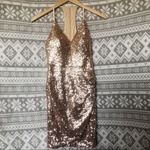 Rose gold dress